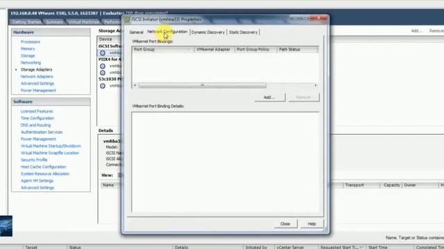 12.Assigning iSCSI disk (LUN) to ESXi host