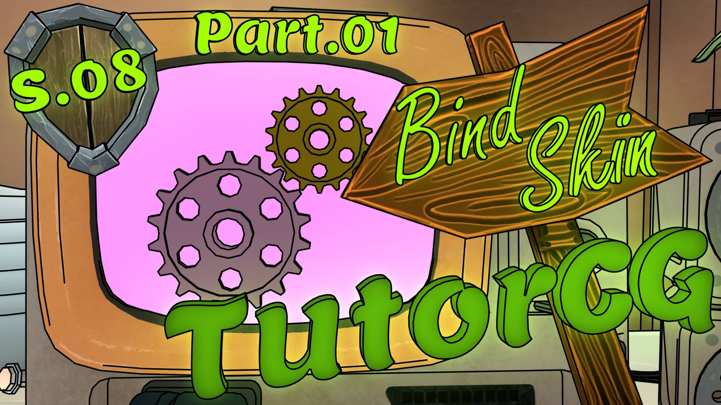 Autodesk Maya: курс -Bind Skin- (S.08 Part.01) Обзор опций Bind Skin