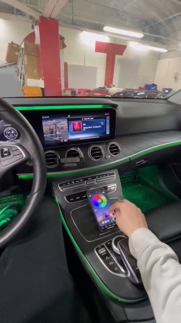 подсветка салона любого авто контурная, атмосферная, светодиодная, Ambient Light http://bgt-svet.ru
