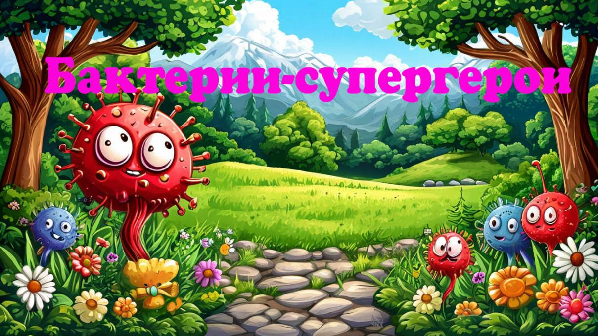 Бактерии-супергерои (специально для мини-активности в рамках конкурса ШУСТРИК)