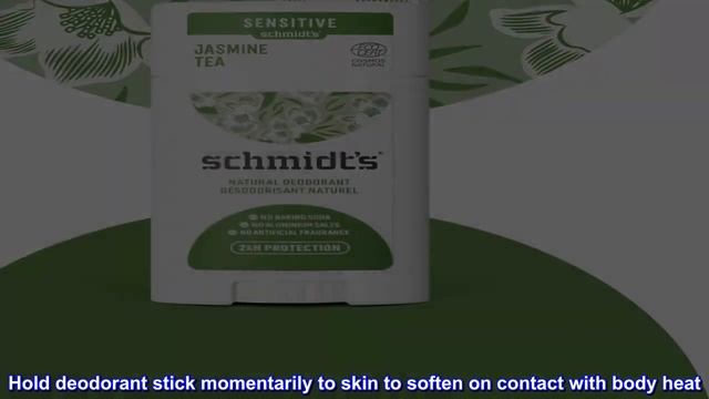 Great product -  Schmidt's Baking Soda-Free Sensitive Skin Natural Deodorant for Women and Men, Jas