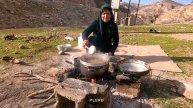 31.01.2023 ПРОСТОЕ и УДИВИТЕЛЬНОЕ приготовление супа кочевой женщиной на природе на дровах (360р)