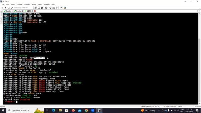 4-Creating Laye2 VLAN2 Using VTP Protocol