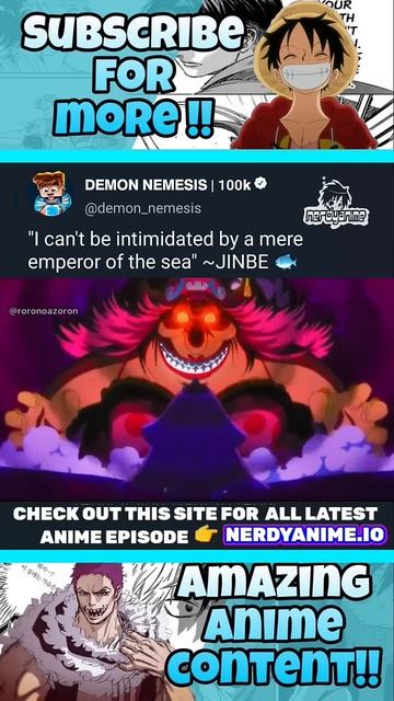 Where do you rate Jinbei at this scene? 🔥