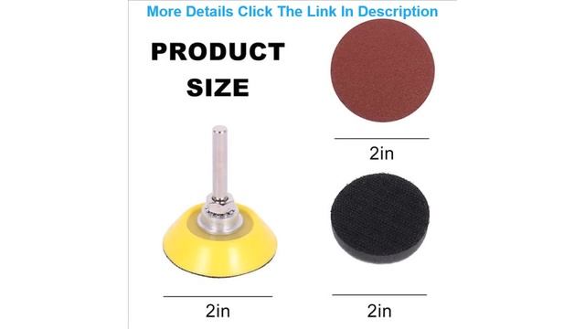Best 130pcs 60/80/120/180/240/400/600/800/1000 Grits Sanding Disc Set 2in Loop Sanding Pad For Poli