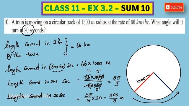 CLASS 11 - EX 3.2 - SUM 10