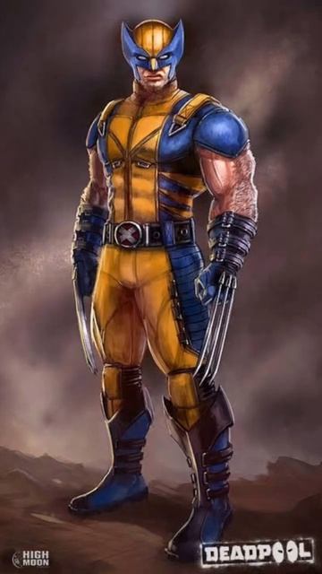 Wolverine Deadpool 3 first look (1ª aparição do Wolverine com uniforme amarelo)