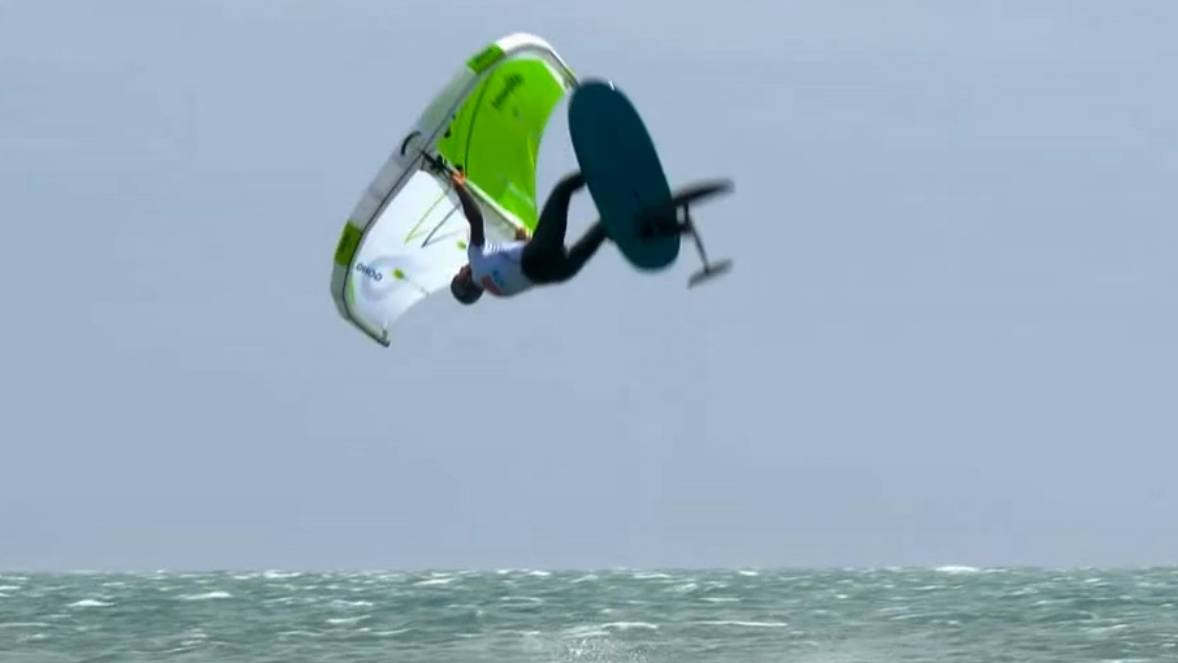 Бастьен Эскофе, 5-й на GWA WingFoil Surf-Чемпионат мира по фристайлу 2024 года