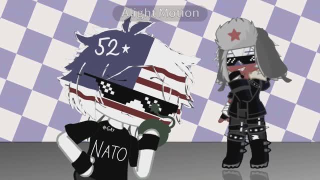 Не в обиду всем украинцам, надеюсь поймёте 😔 // Countryhumans // Gacha life // Alightmotion