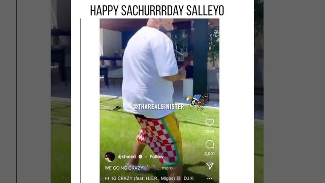 "Happy Sachurrday" Salleyo #ThaRealSinister X #Djkhaled [VIDEO] #PARODY #DesiComedy