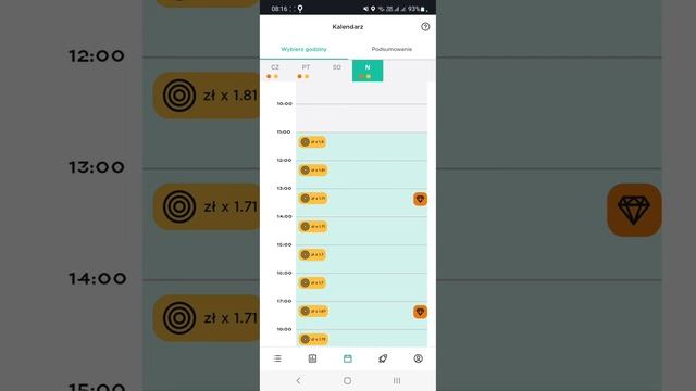 Jak wygląda grafik w Glovo. Rezerwacja i usuwanie godzin pracy.