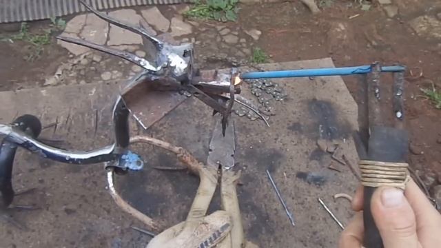чёрный Дракон  из металла.The black dragon made of metal. Поделки самоделки своими руками.