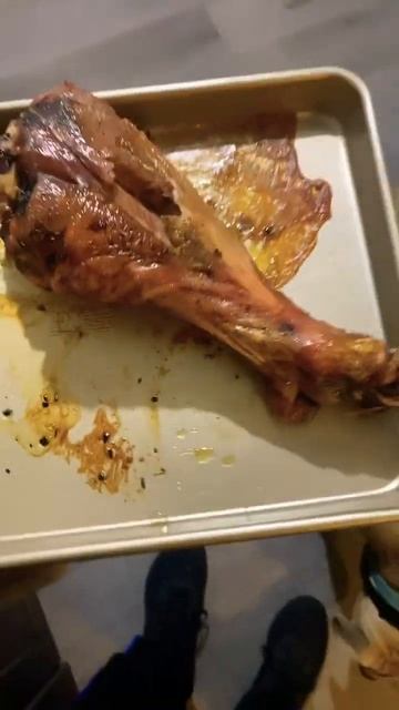 Turkey leg #puppy #dog #pets #food #turkey #cooking