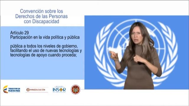Convención Derechos Personas Discapacidad. Art. 29