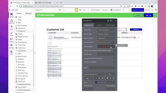Filtering Data in Repeating Group | Bubble.io