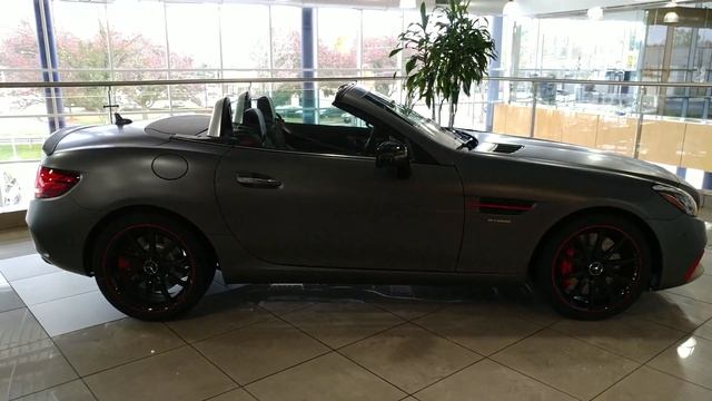 2018 SELENITE GREY MAGNO MERCEDES BENZ AMG SLC43 ROADSTER CONVERTIBLE