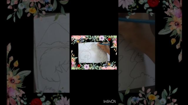 How to draw A landscape for beginners || step by step #easy #landscape  #drawing #art #pancil ||