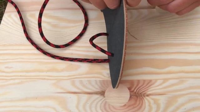 The X-Lacing for DIY Tarasoles barefoot sandals