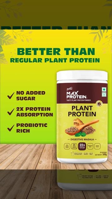 Introducing Tastiest Plant Protein Powder