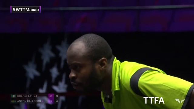 Highlights  | Quadri ARUNA vs Anton KALLBERG | MS R32 | WTT Champions Macao 2022
