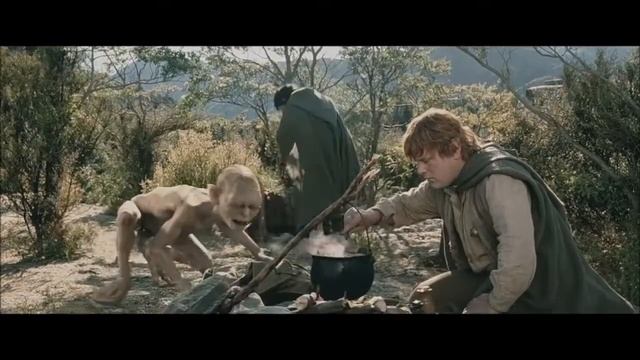 The Lord of the Rings - Sam and Smeagol talk about how to eat rabbit