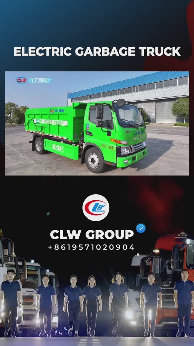 Electric Garbage Truck | Электрический Мусоровоз [CLW GROUP]