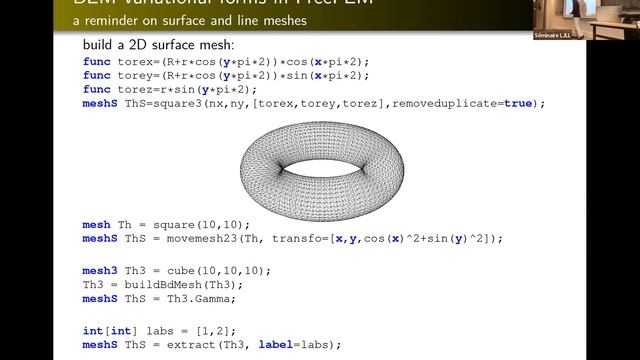 Pierre Henri Tournier The Boundary Element Method in FreeFem part 1