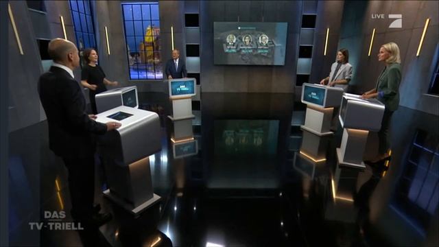Das TV Triell mit Annalena Baerbock, Armin Laschet und Olaf Scholz | ProSieben