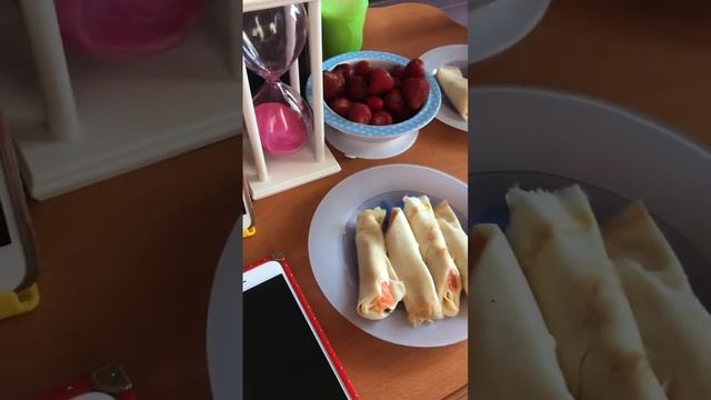 ужинаем блинами с лососем #домашнийвлог #homevlog