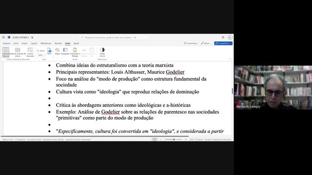 ORTNER Teoria em Antropologia desde os anos 60 07:08:2024