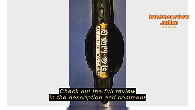 Review stickercorner [ SG SELLER] Auto door and manual door stickers.12cm ratio each.