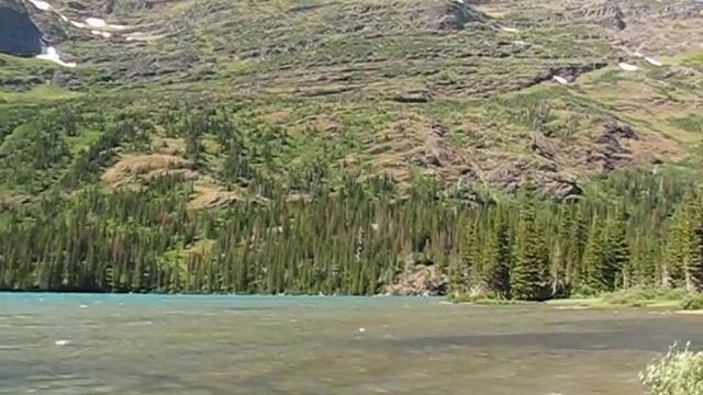 Salamander Glacier and Grinnell Lake, Glacier National Park