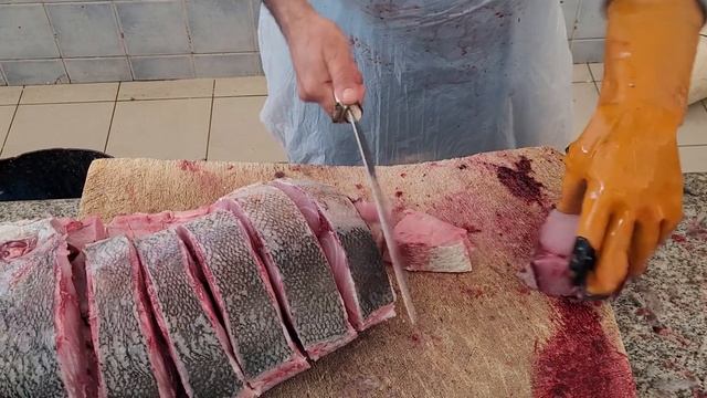 Frozen Fish Amazing Cutting Skills 2022। How to Process Filleting Frozen Fish Amazingly 2022