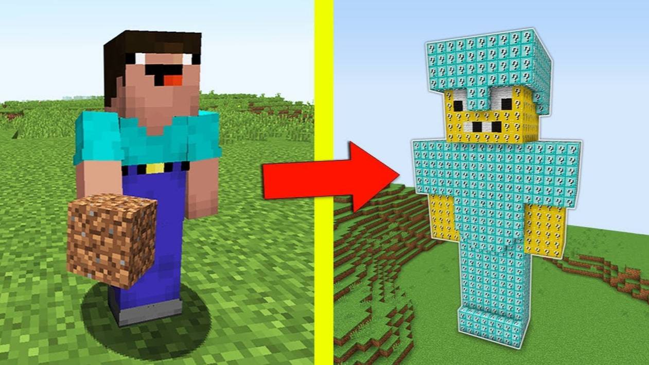 📹 НУБ ПРОТИВ ПРО МУТАНТ ИЗ ЛАКИ БЛОКОВ В МАЙНКРАФТ ! НУБИК И ТРОЛЛИНГ ЛОВУШКА MINECRAFT Мультик →