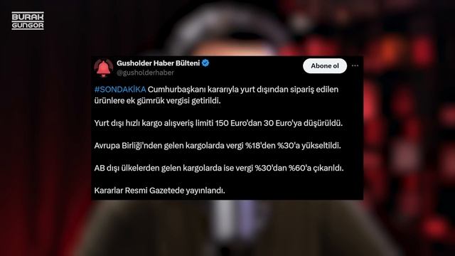 Yurtdışından Alışveriş Yalan Oldu - Yeni Limit ve Vergiler Geldi