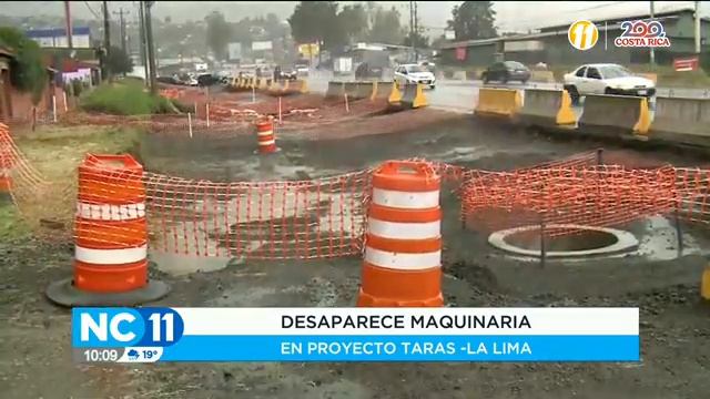 Desaparece la maquinaria del proyecto Taras-La Lima