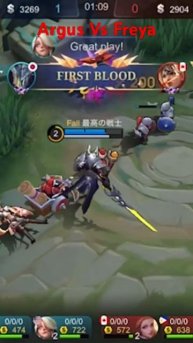 King of Immortality Vs Queen of Valkyries #mobilelegends #argus #mlbb #classic #argustopsupreme