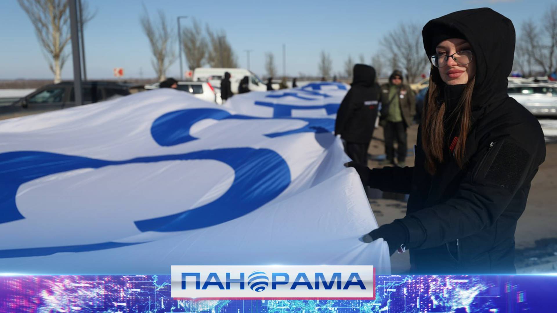 Правнуки победителей и участники боевых действий провели автопробег ко Дню Защитника Отечества