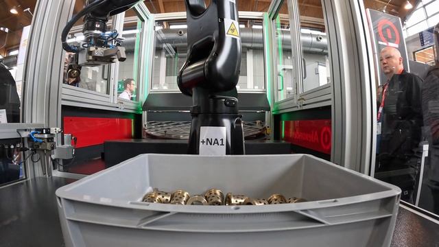 Mikado Bin Picking in flexibler ABcube Standardzelle