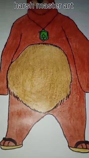#short grizzy and the lemmings drawing #ytshort #viral