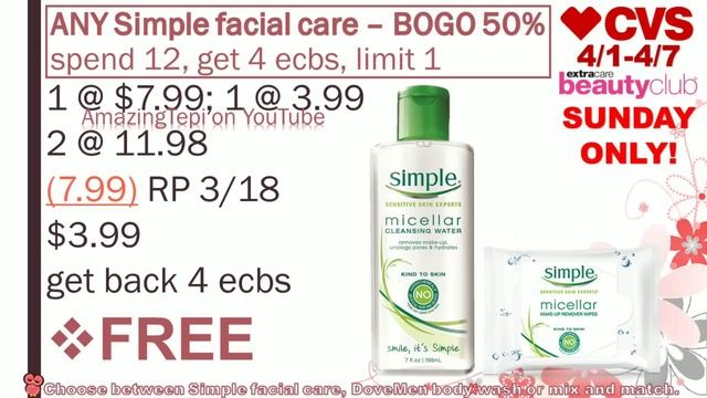 TENEMOS PRODUCTOS GRATIS! Plan de Ofertas en CVS 4/1/18-4/7/18