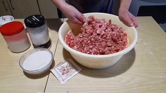 Купаты. Свиные колбаски для жарки