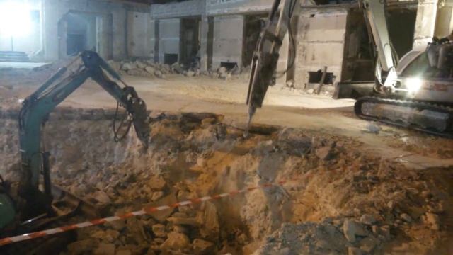 Macchine operatrice  all'opera