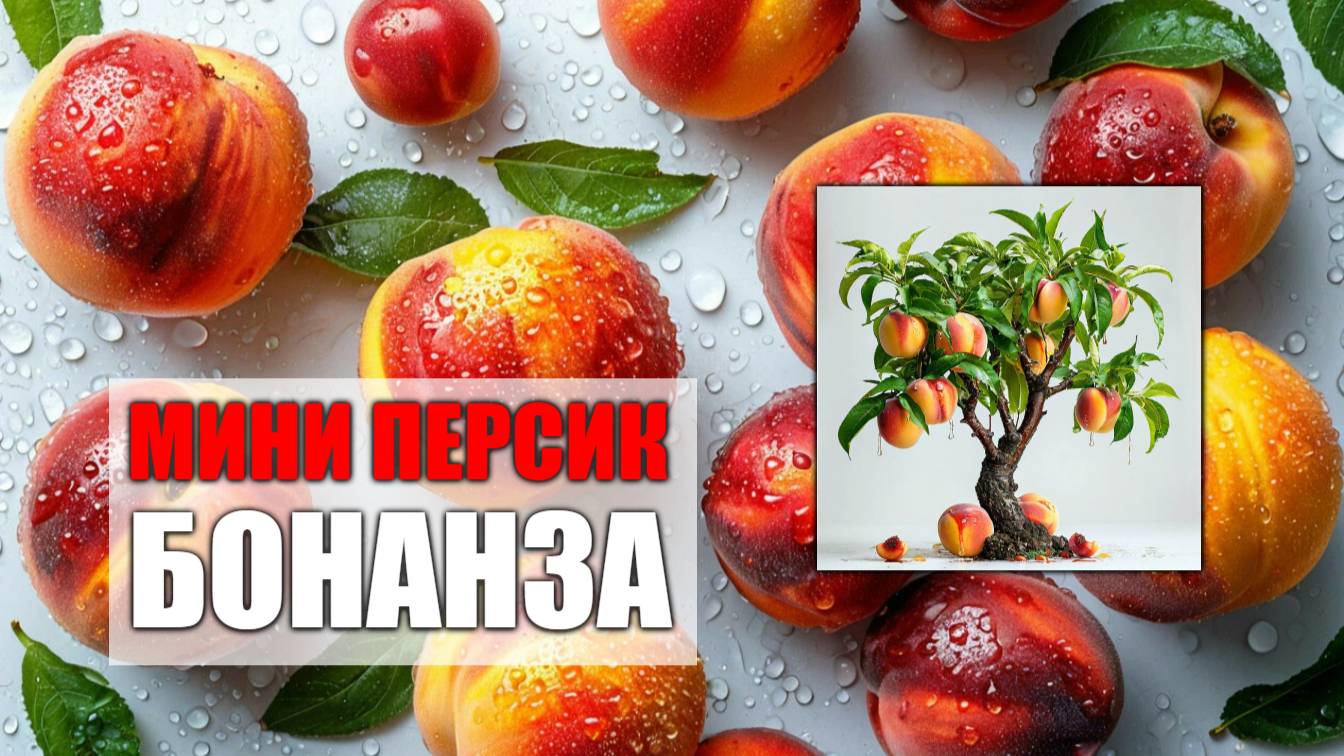 Балконные персики Бонанза в России | City Gardens