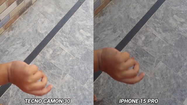 Tecno Camon 30 VS iphone 15 Camera test Comparison