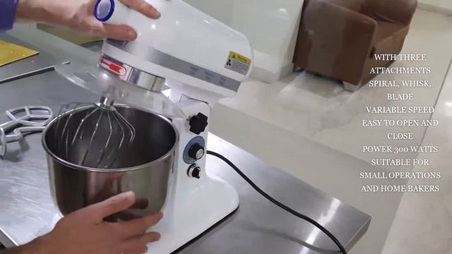 TABLE TOP BAKERY MIXER - 7LTRS
