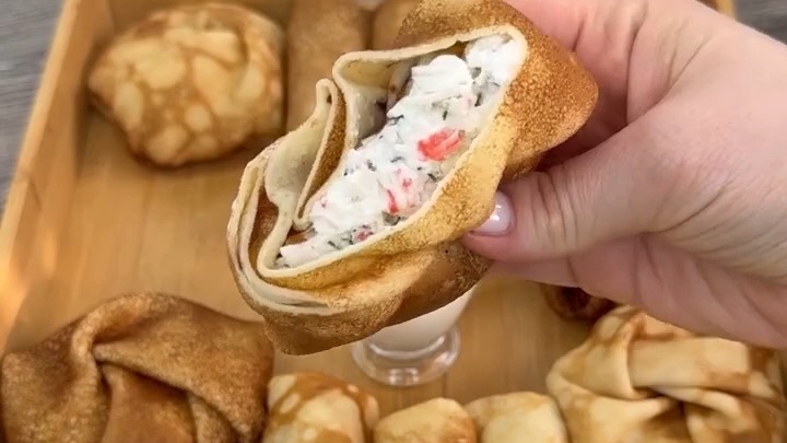 Топ 3 начинки для Блинов...🥞☕😋    Рецепт в описании ✍️