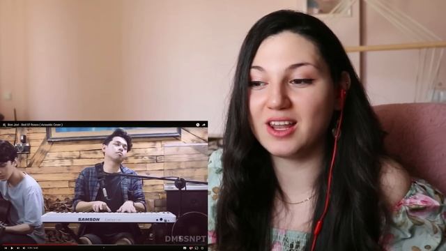 Dimas Senopati - Bed Of Roses (Acoustic Cover) SkyChild REACTION