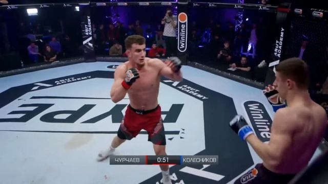 ШОВХАЛ ЧУРЧАЕВ VS ЕВГЕНИЙ КОЛЕСНИКОВ #мма #бой #шовхалчурчаев #евгеницколесников #хайпфайтинг
