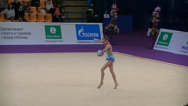 Ekaterina Chaplina (RUS)  ball  Grand Prix Moscow 2017